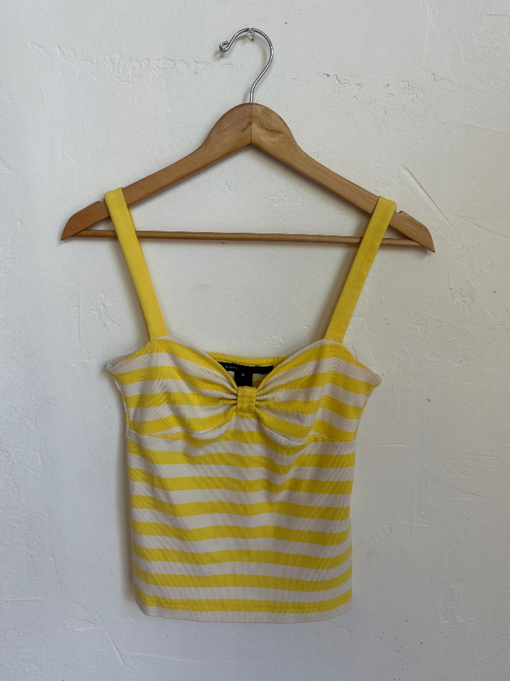 Vintage Y2K Marc Jacobs Stripe Tank Top 100% Cotton Small